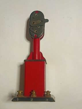 Red Vintage Electrical Terminal Block